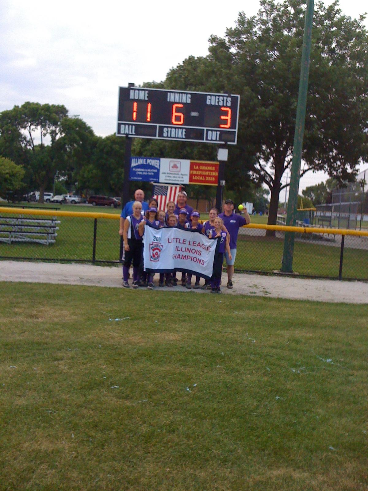 11-12 Year Softball Champs