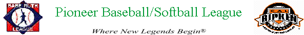 Pioneer Baseball/Softball League