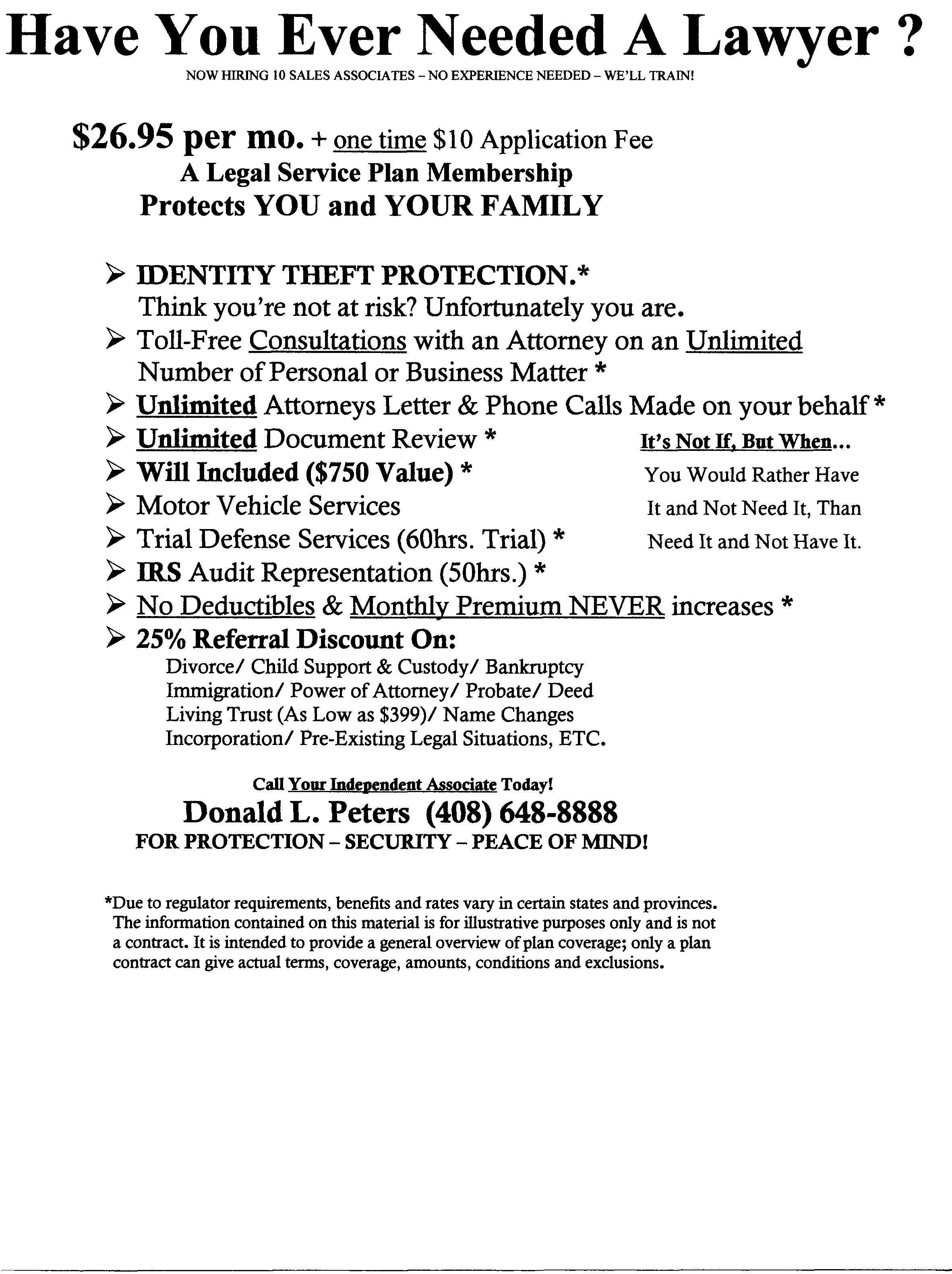 ID Theft Flyer