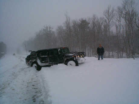 Off the road . . .