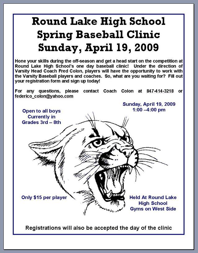 2009 RLHS Baseball Camp
