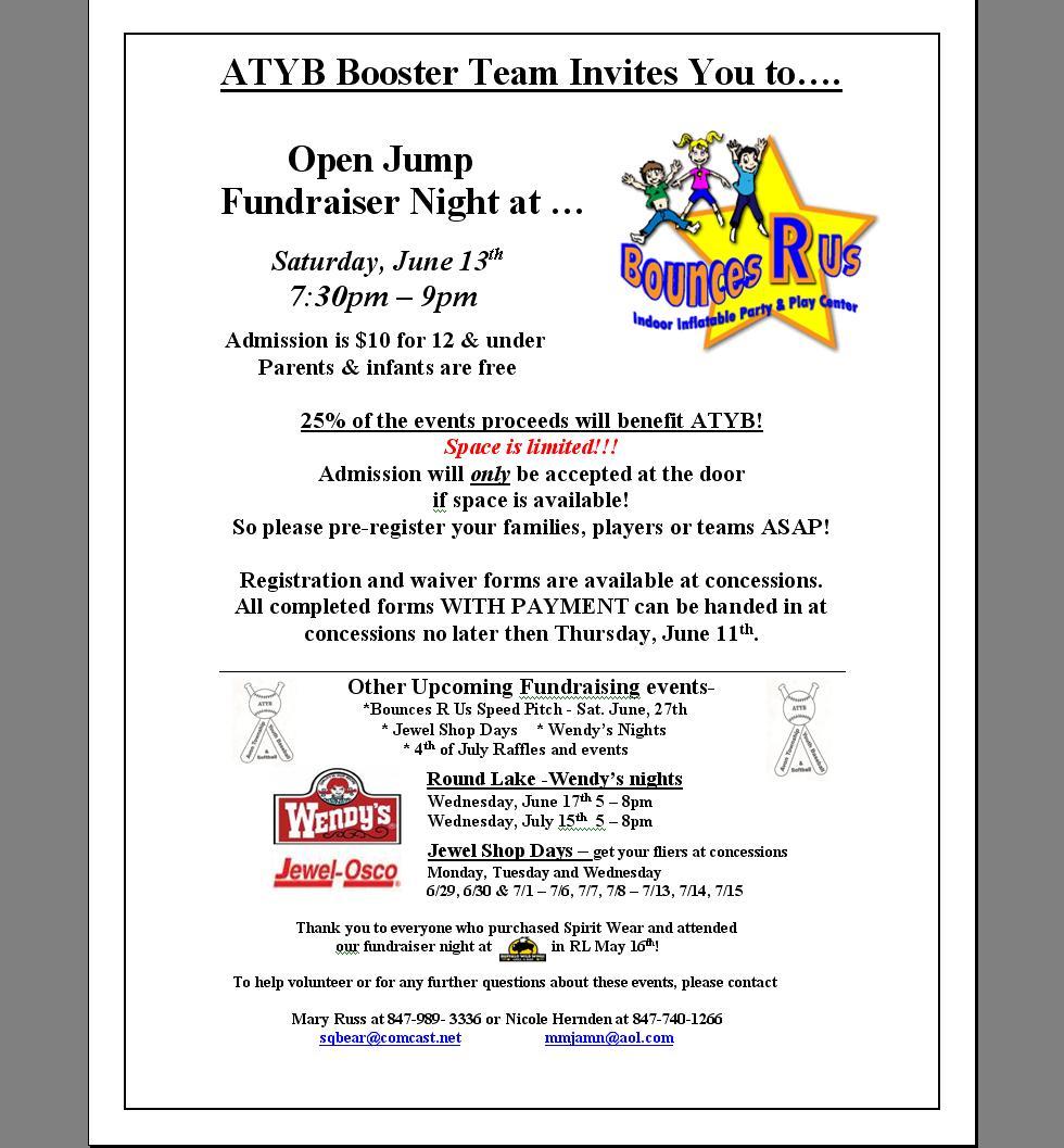 2009 Booster Invites You