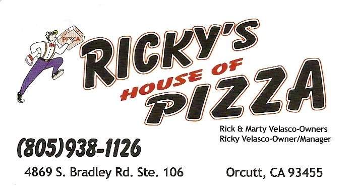 Ricky's Pizza Logo