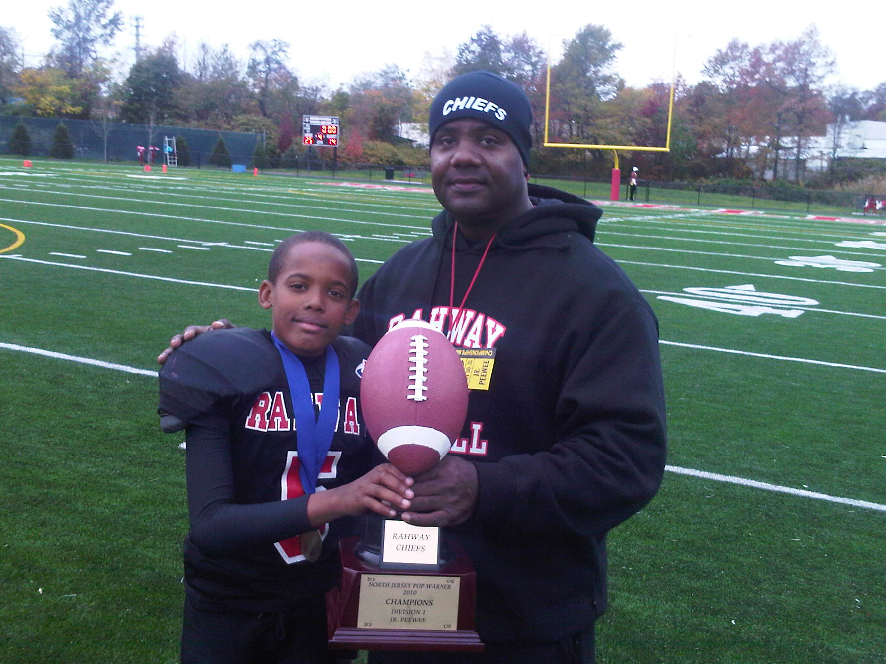 Mikey Pop Warner Champ!