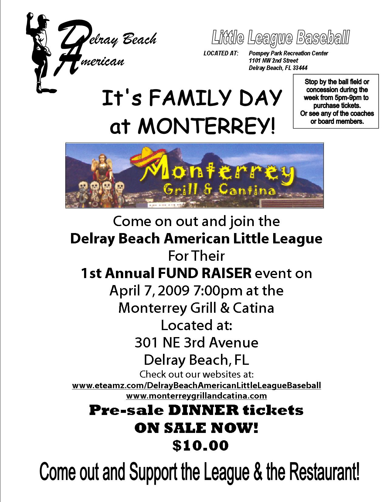 Dinner Fund Raiser Flyer