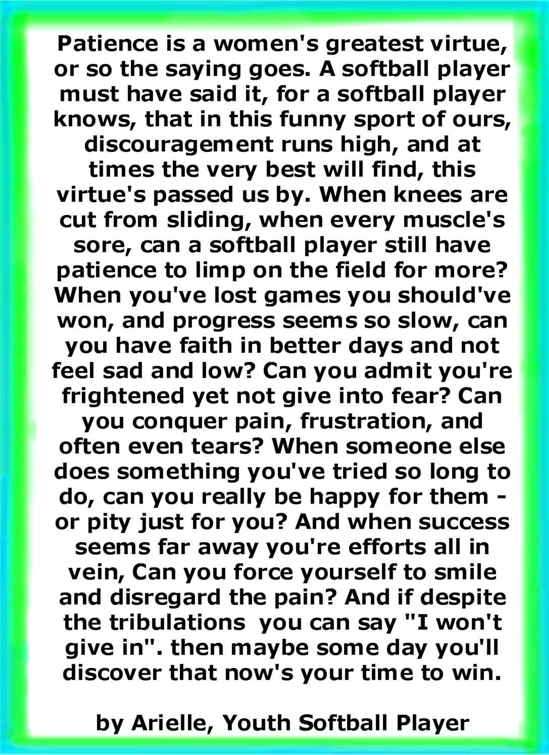 patience poem