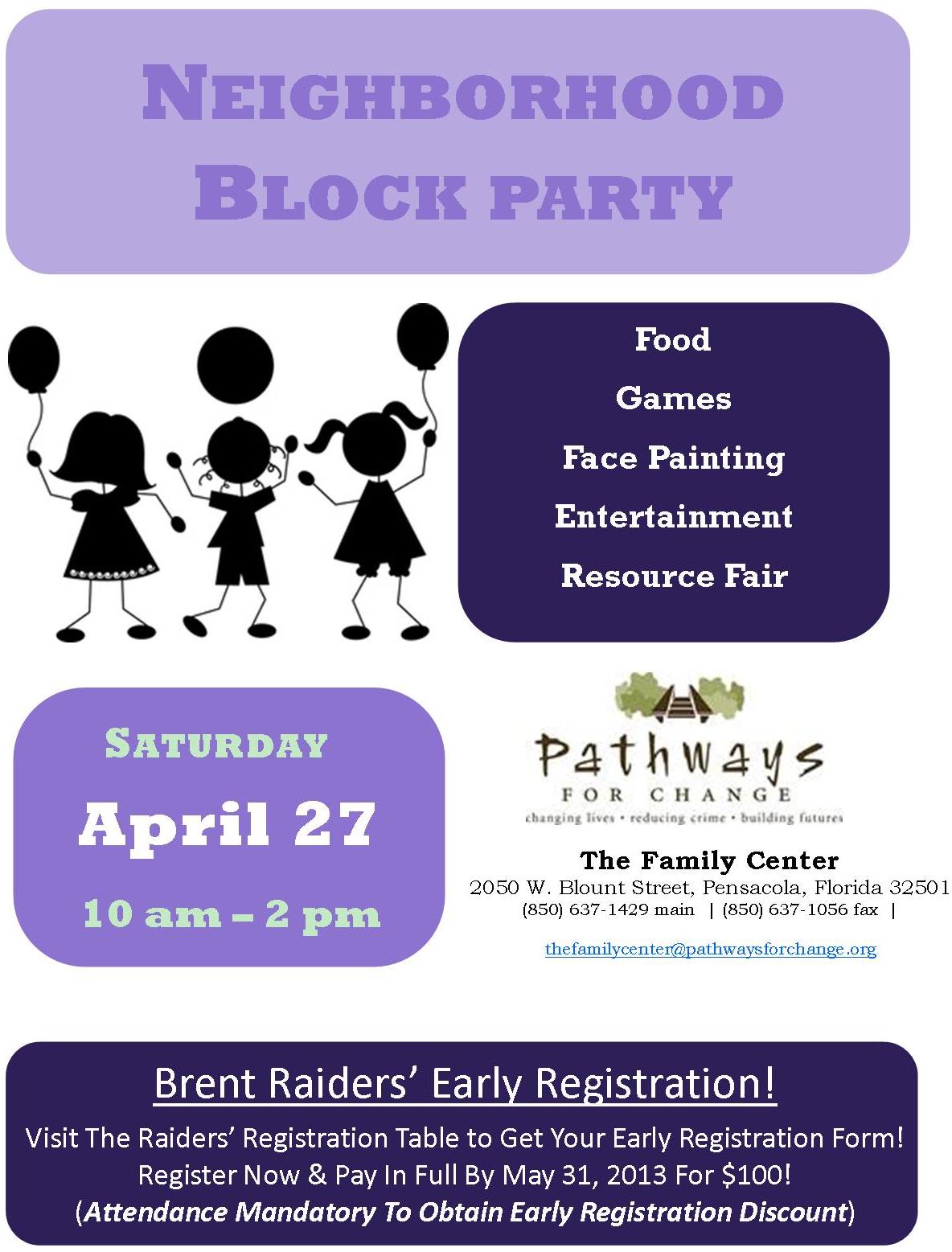 Block Party Flyer 2013