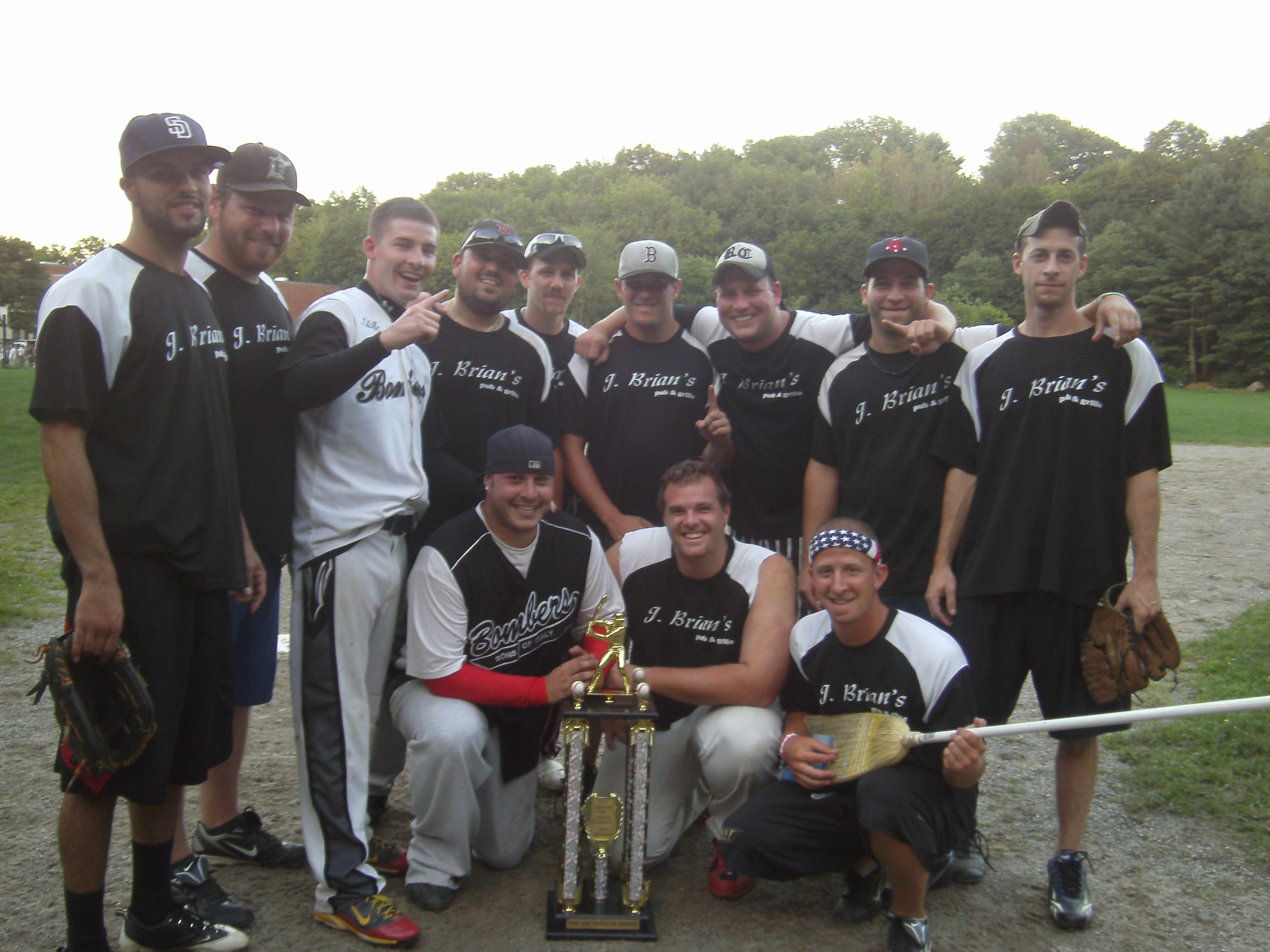 2011 Men's Softball champs - The Bombers