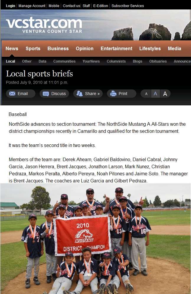 2010 Mustang Dist Champs