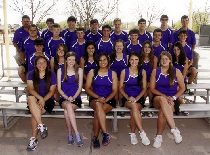 2012-2013 Midland High Varsity Tennis Team Picture