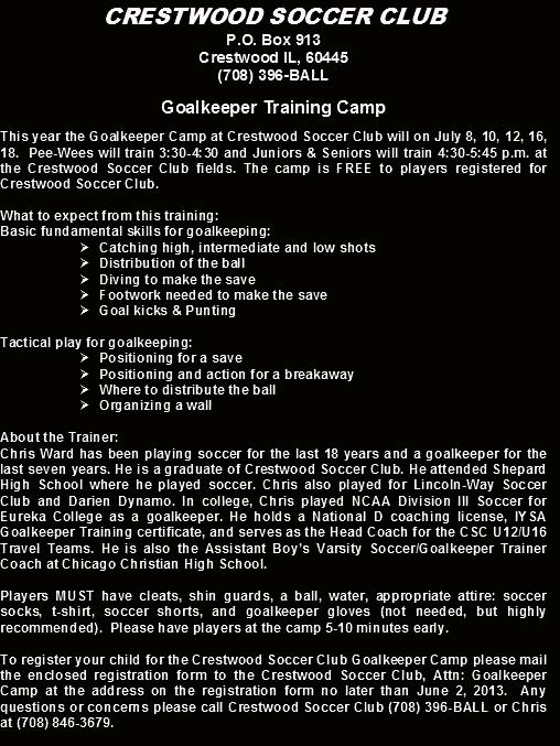 Keeper Camp 2013 p2