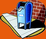 blue mailbox
