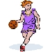 Girl Dribbling