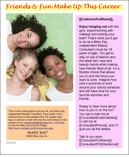 Mary Kay girls