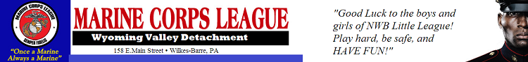 Marine Corp League banner ad