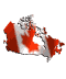 Canada Flag Map