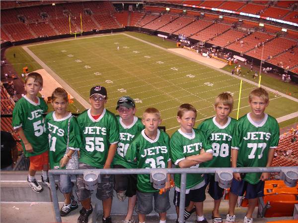 Browns Game - Jets Lineup