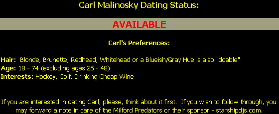 Carls Dating Status