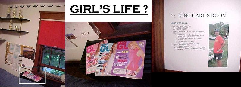 Shocking photos of Carl's room and note