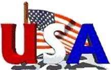 USA WITH FLAG