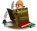 register guy signing book
