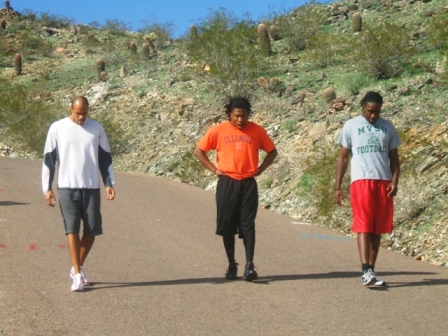 Pat Wells Brian Gilmore and Tyrone Timmo