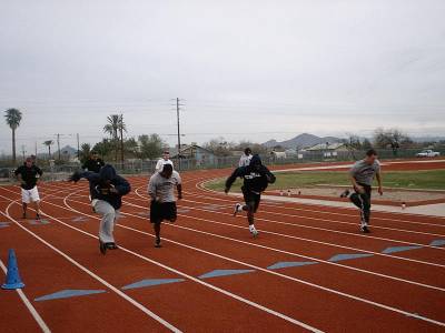 05 combine skill players sprint