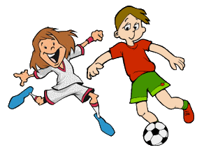 soccer kids clip art