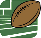Image, Football with Post and Field
