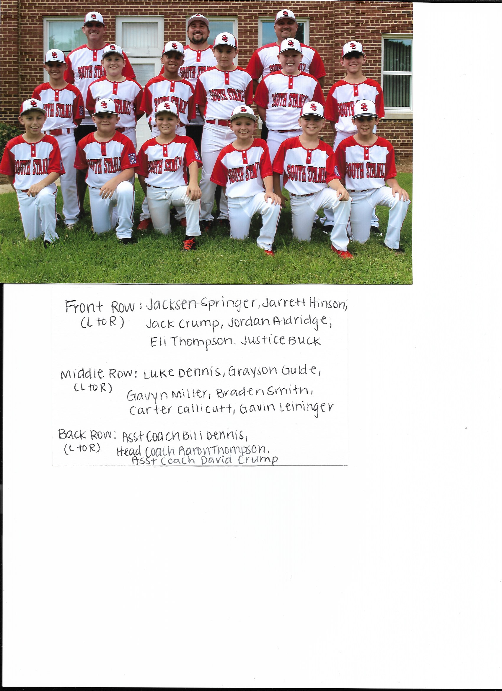 TeamPages North Carolina Dixie Youth Baseball Announcements