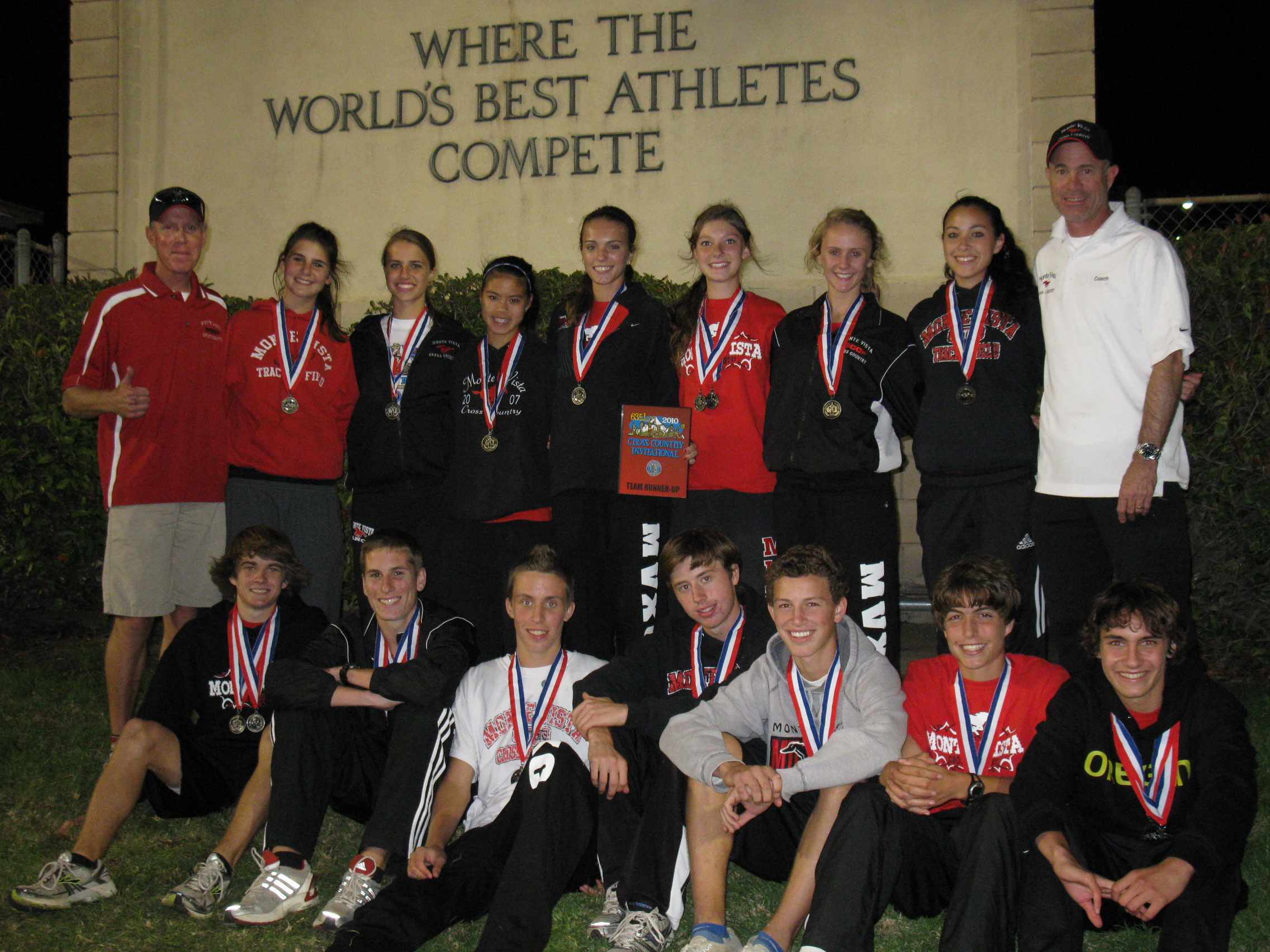 2010 Varisity Boys and Girls at Mt Sac