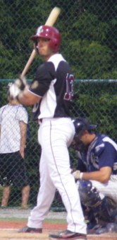 Peter Copa at bat