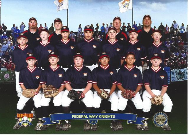 2013 12U Knights CDP Team