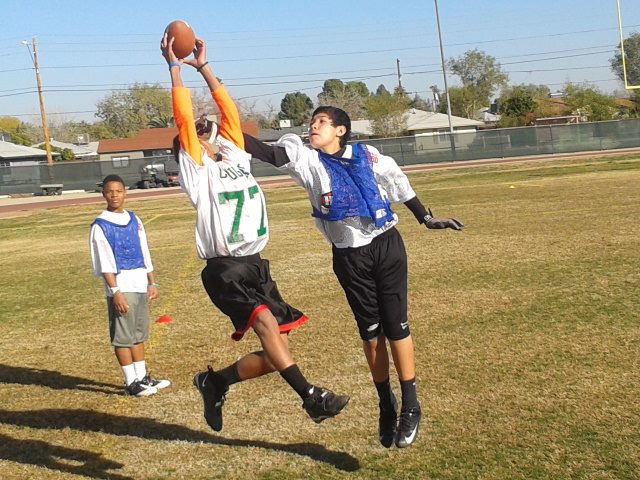 7 On 7 catch