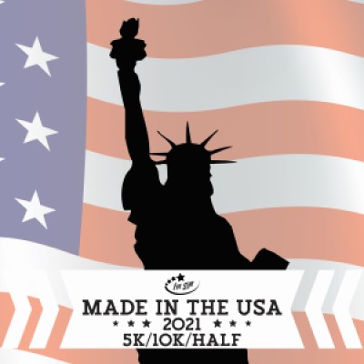 Made in the USA 5K/10K/15K/Half Marathon logo