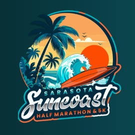 Sarasota Suncoast Half Marathon & 5k logo