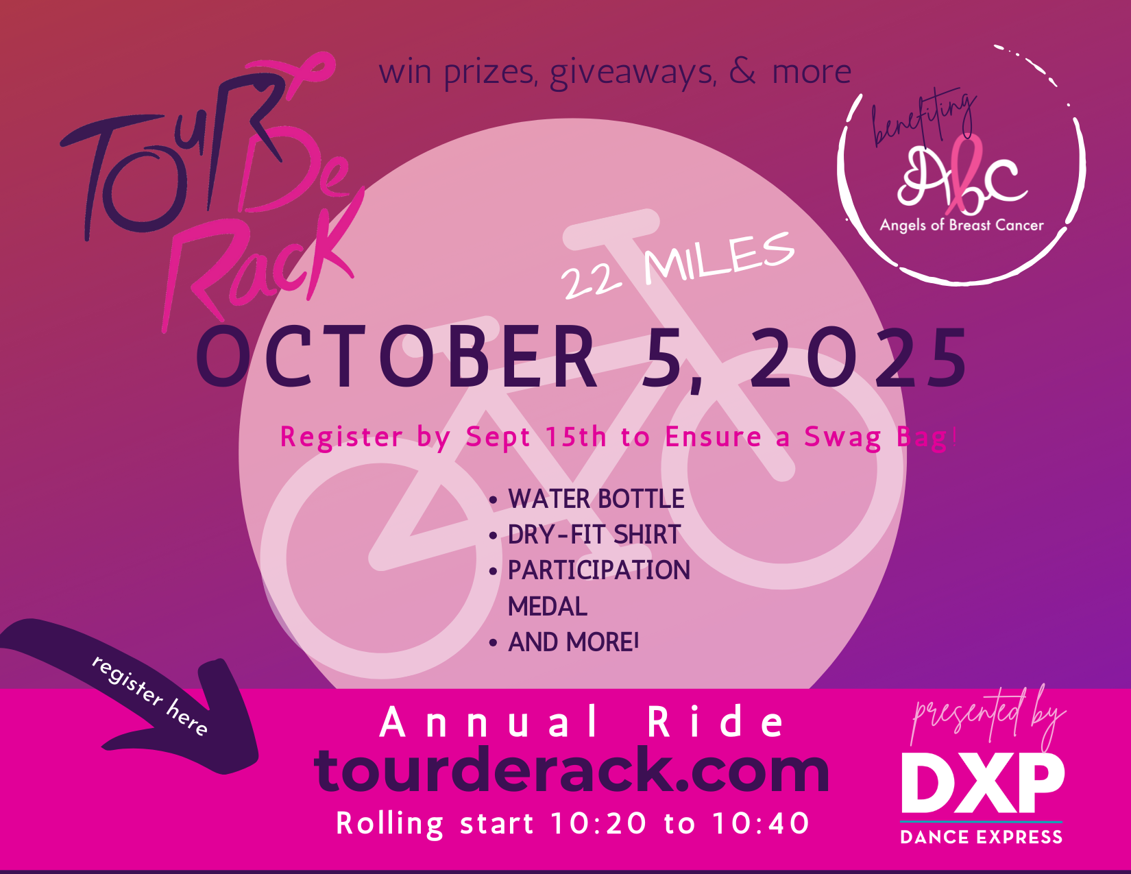 Tutu Run / Tour De Rack 2025 logo