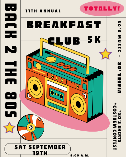11th Annual Breakfast Club 5K logo