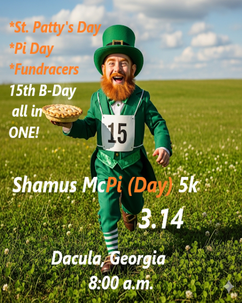 Shamus Mc(Pi Day) 5K logo