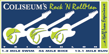 Logo Zawodów Rock N RollMan Olympic, Duathlon, Aquabike, and Sprint 2020