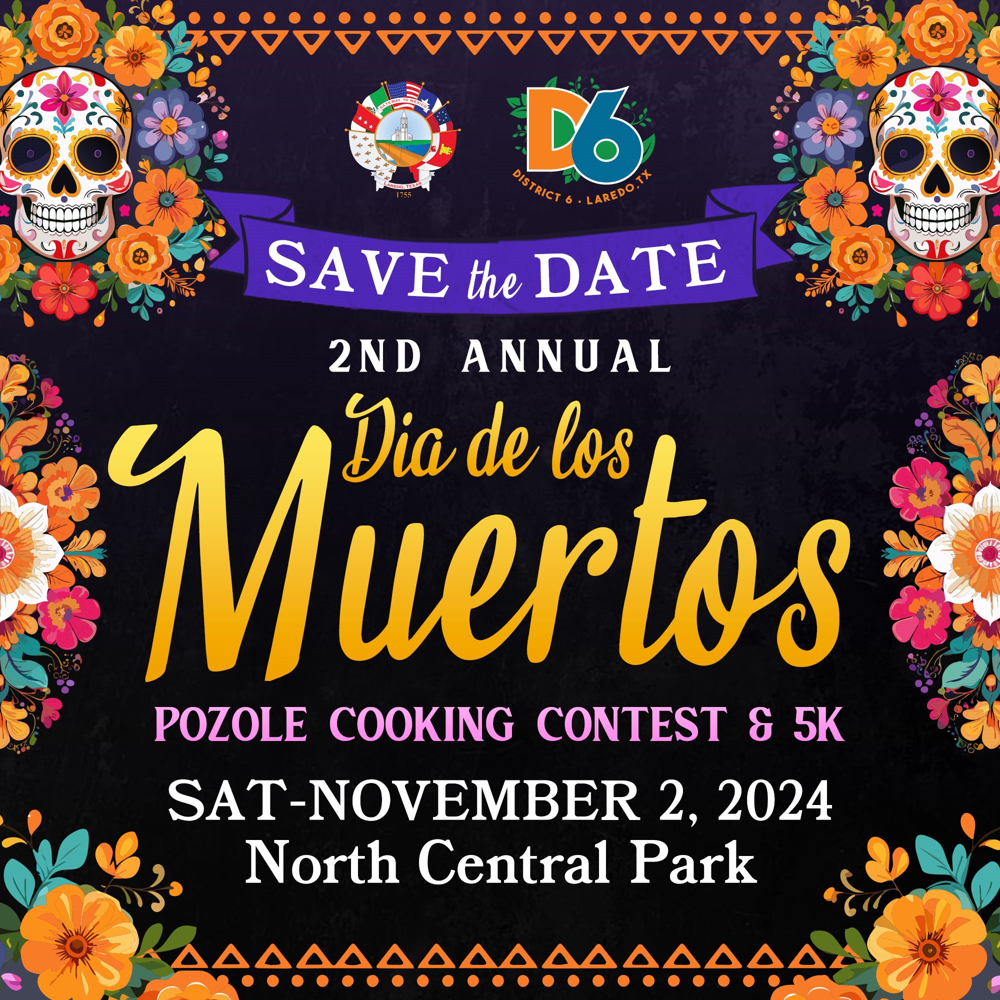 2nd Annual Dia de Los Muertos 5k Run & Walk logo