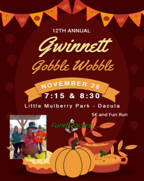 12th Annual Gwinnett Gobble Wobble logo