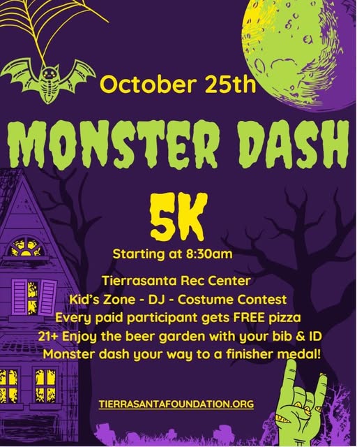 Tierrasanta Monster Dash 5k Run & Fun Run/Walk logo