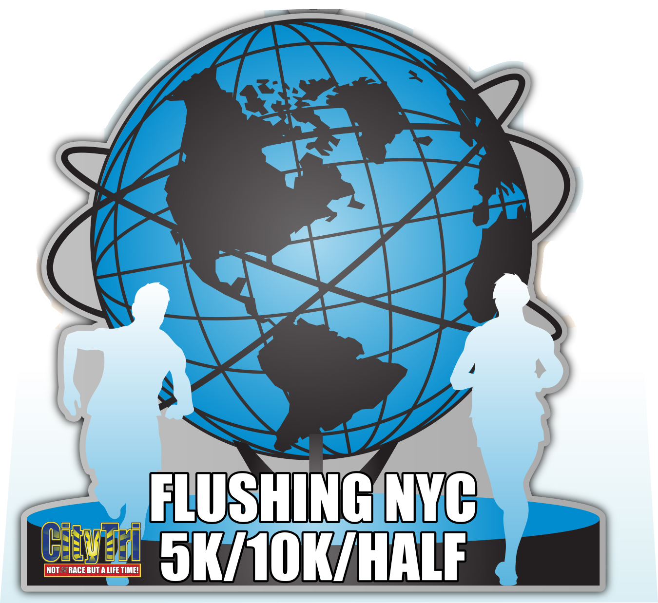 Flushing Meadows NYC Half 10k, 5k 2025 logo