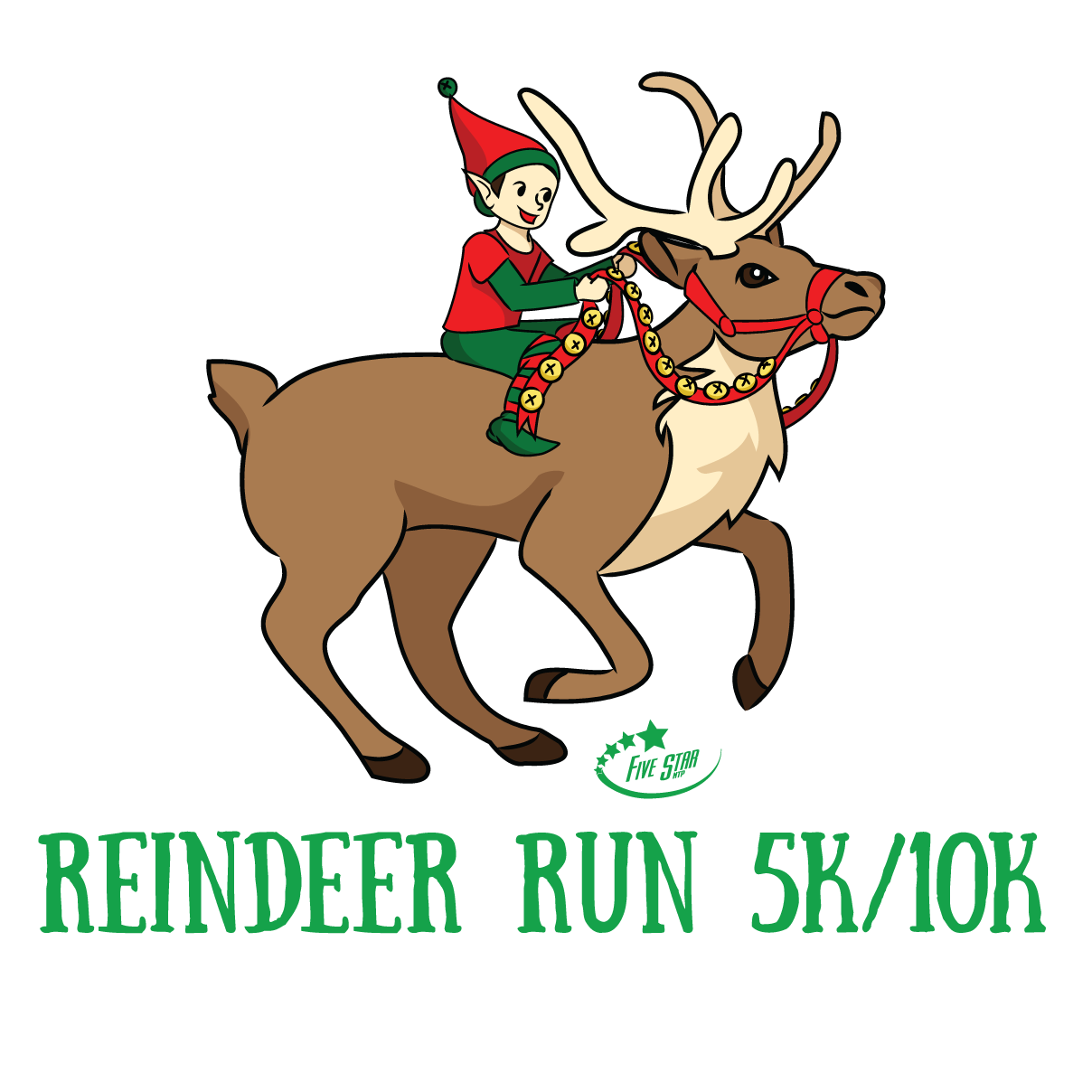 Reindeer Run 5K/10K - Atlanta Logo