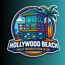 7th Annual - Hollywood Beach Half Marathon & 5k | ELITE EVENTS logo