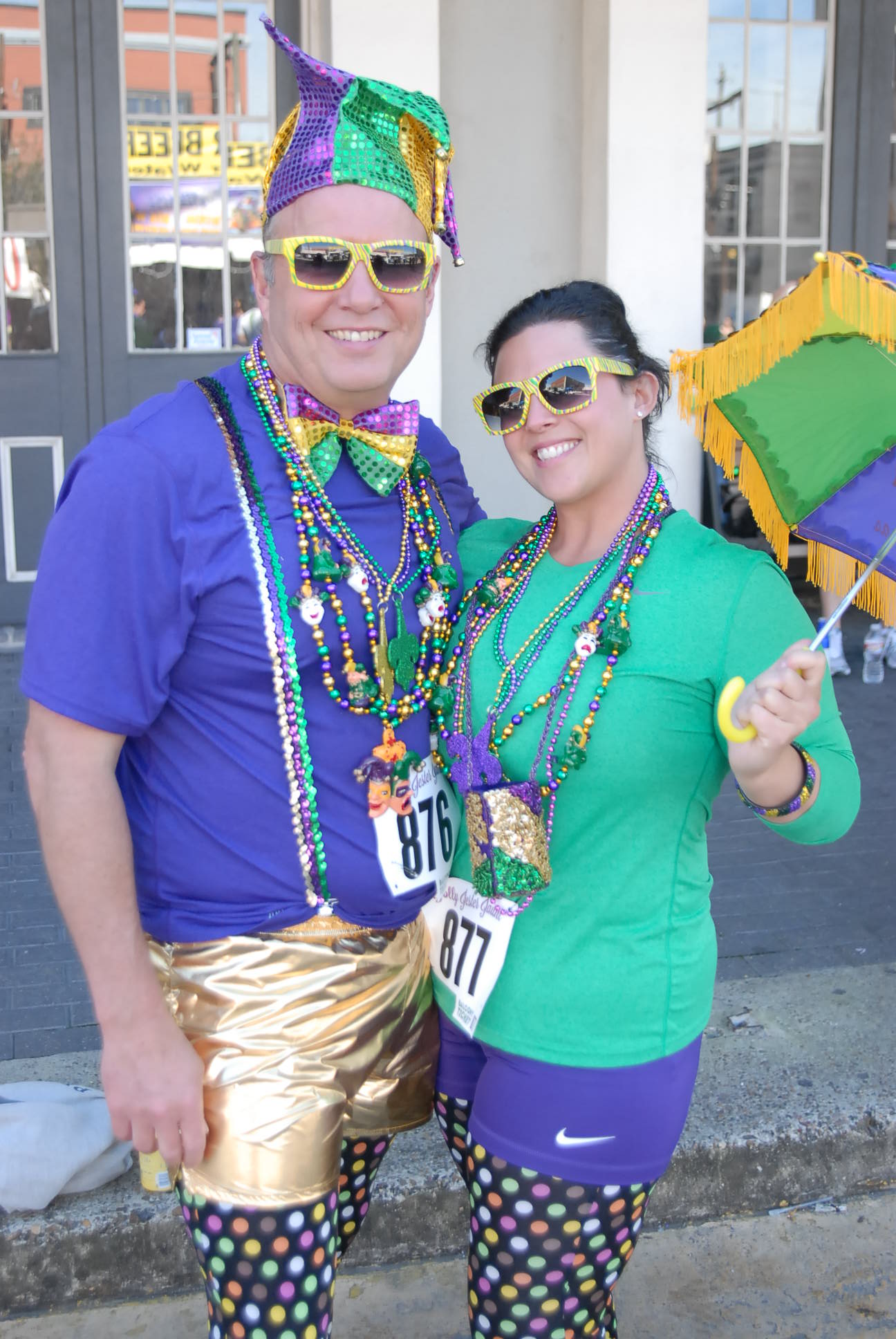 mardi gras arch galveston