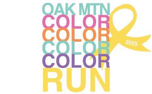 Oak Mountain Color Run 2025 logo