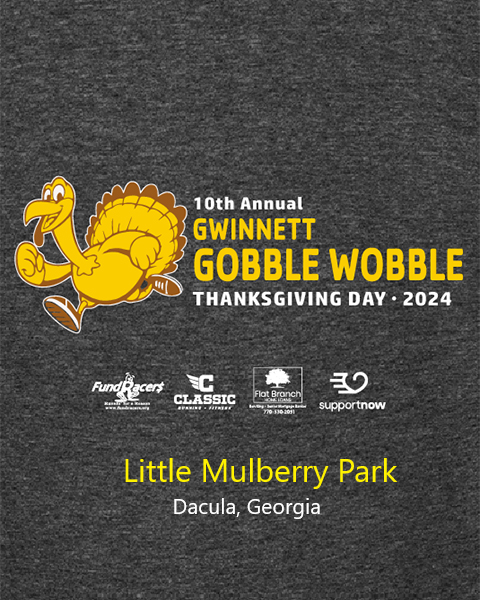 10th Annual Gwinnett Gobble Wobble 5K logo