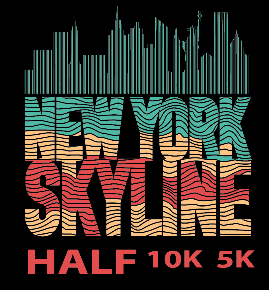 The NY Skyline Half, 10k, 5k logo